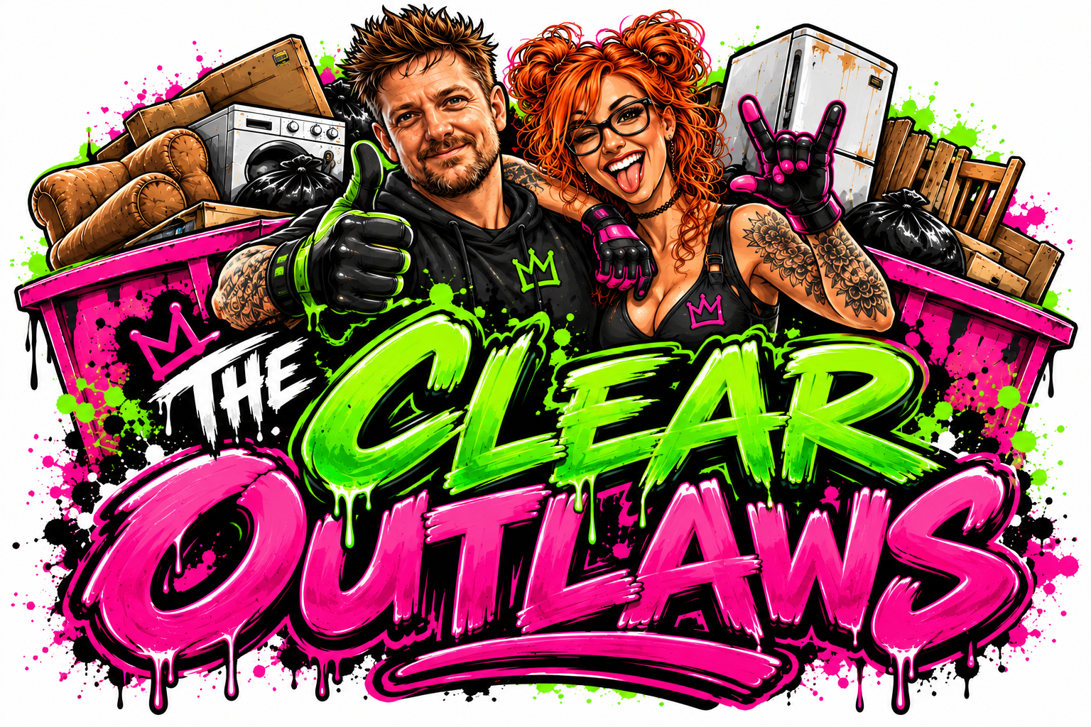 The Clear Outlaws Logo